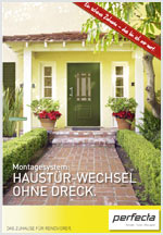 perfecta Werksvertretung Böger, Broschüre Haustüren Montagesystem